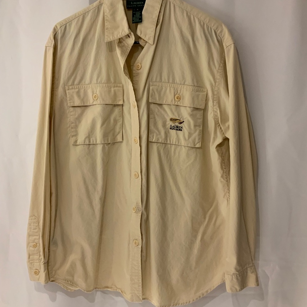 Lauren Ralph Lauren men’s Cream Shirt size small